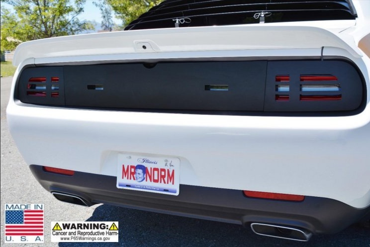 Mr. Norm's 'Cuda Tail Light Overlay 15-23 Dodge Challenger